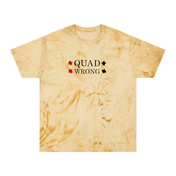 Quad Wrong Yellow Tee