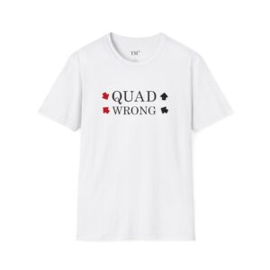 Quad Wrong Soft Tee White