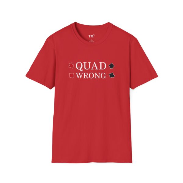 Quad Wrong Soft Tee Red