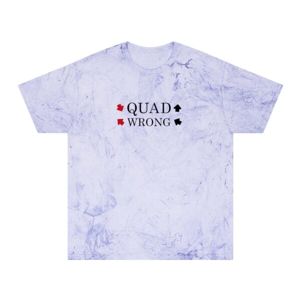 Quad Wrong Purple Tee