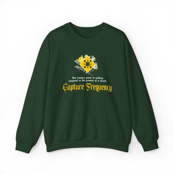 Green Correct Capture Frequency Crew Neck