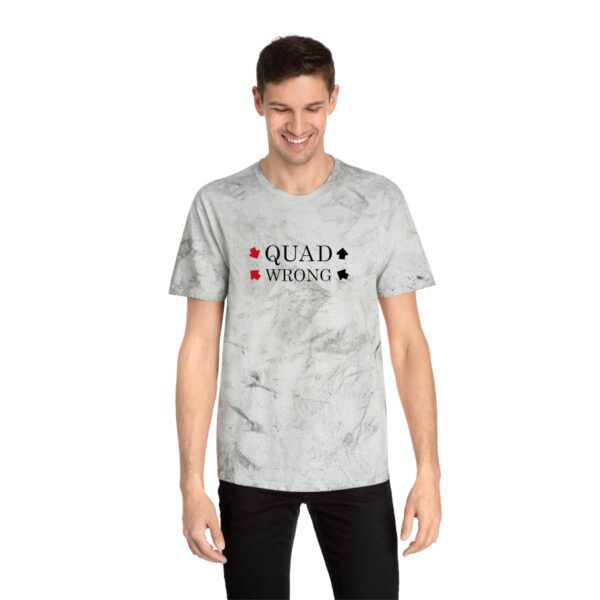 Quad Wrong Grey Tee