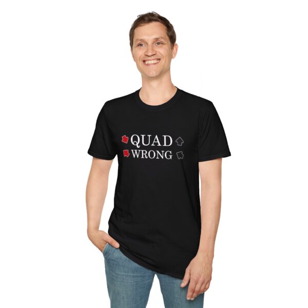 Quad Wrong Soft Tee Black